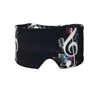 Abstract Music, Full Eye Covers Light Blocking Eye Mask Sleep Eye and Ear Muffs