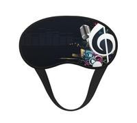 Abstract Music, Full Eye Covers Light Blocking Eye Masks Blackout Sleep Eye Muffs