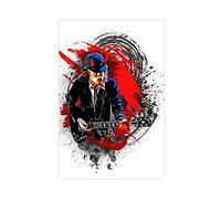Abstract Music Splash Celebrity Singer Angus Young Acdc Poster Canvas Poster Bedroom Decor Sports Landscape Office Room Decor Gift Unframe-style 16x24inch(40x60cm)