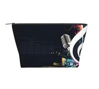 Abstract Music, Toiletry Pouch Makeup Bag Cosmetic Bag Portable Travel Toiletry Bag