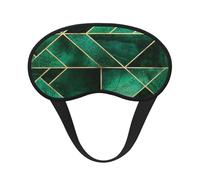 Abstract Nature - Emerald Green, Full Eye Covers Light Blocking Eye Masks Blackout Sleep Eye Muffs