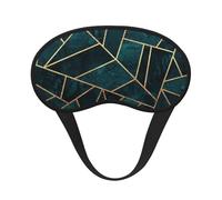 Abstract Nature Emerald Green, Full Eye Covers Light Blocking Eye Masks Blackout Sleep Eye Muffs