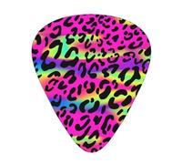 Abstract Neon Bright Geometric Pattern,12 Pcs Guitar Pick,3 Different Thickness Plectrums for Acoustic Guitar Bass Ukulele (0.46mm 0.96mm 0.71mm)