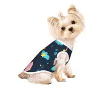 Abstract Night Sky Small Dog Shirt,Soft Breathable Dog Shirt for Dogs Cats Boy Girl Pet Tshirt,Suitable for Small Pets