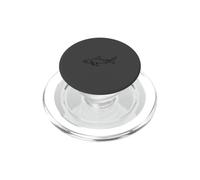 Abstract Ocean/Shark Line Drawing Design PopSockets PopGrip for MagSafe