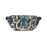 Abstract Octopus and Anchors Painting Waistpacks Sling Bags Crossbody Bag Chest Daypack with Adjustable Belt for Women Men