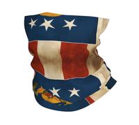 Abstract Oklahoma State Flag Map01 Print Headband Neck Gaiter Head Wrap Headwear