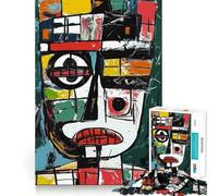 Abstract Original Portrait Jigsaw Puzzles for Adults 1000 Pieces Think Smart Smooth Joint Home Activity Christmas Surprise (38x52cm)