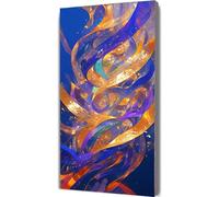 Abstract Paint by Numbers for Adults 40x80cm,Simplicity Painting by Numbers Kits Children Beginner,DIY Canvas Adult Crafts Oil Painting with Paint Brushes Acrylic Drawing Paintwork Framed LE-1240