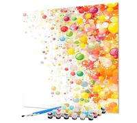 Abstract Paint by Numbers for Adults, Art Painting by Numbers for Adults Children Beginners on Canvas With Brushes & Acrylic Pigment for Home Decor, Gifts for Women 20x28inch No Frame (Model-1354)