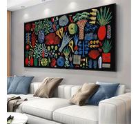 Abstract Paint by Numbers for Adults Beginners, DIY Large Acrylic Paint by Number Kits on Canvas 100x200cm/40x80in, Panoramic Wall Art for Home Decor Arts and Crafts Gift, Landscape,Frameless,w-15k