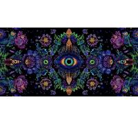 Abstract Paint by Numbers for Adults Beginners, DIY Large Acrylic Paint by Number Kits on Canvas 20x40cm/8x16in, Panoramic Wall Art for Home Decor Arts and Crafts Hobby Gift, Flower,Frameless,w-605k