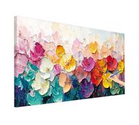 Abstract Paint by Numbers for Adults Children, Painting by Numbers for Beginner, Flowers Paint by Number Kits with Large Canvas 140x60cm, DIY Oil Painting Kit for Autumn Decor, Gifts for Women U-15
