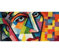 Abstract Paint by Numbers for Adults Landscape Painting by Numbers for Children Beginners,DIY Art Craft Paint Hobbies for Adults Women,Home Room Decor,Gifts for Women,100x200cm Without Frame,-fu138u