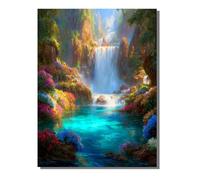 Abstract Paint by Numbers for Adults, Paint by Numbers Landscape, 36 Pigments DIY Oil Painting Kits on Canvas with Brushes, Hobbies for Women, Painting for Home Wall Decor Gifts 32 x 44 inch ZBSWK598