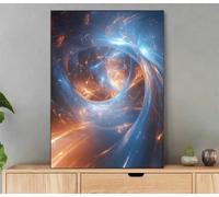 Abstract Paint by Numbers for Adults with Frame 35x45cm Adult Paint by Numbers Landscape Oil Painting DIY Art Craft Kit with Brushes and Acrylic Pigment for Home Bedroom Wall Decor, Gifts Ly9-1220