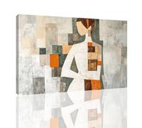 Abstract Paint by Numbers for Adults with Frame,Landscape Paint by Number Canvas with Acrylic Paints Brushes,Hobbies for Adults Women DIY Oil Painting Kits for Home Wall Decor Gifts 12x16 inch,kk-793