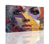 Abstract Paint by Numbers for Adults with Frame, Woman Paint by Number Canvas with Acrylic Paints Brushes, Hobbies for Adults Women DIY Oil Painting Kits for Home Wall Decor Gifts 24x32 inch,kk-271