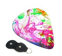 Abstract Paint Flower Printed Guitar pick Guitar Plectrums for Acoustic Guitar Electric Guitar Bass Guitar - Guitar Accessories - 6 Pack 0.96mm
