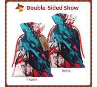 Abstract Paint Splashes Print Gift Versatile Bags Reusable Drawstring Festive Pouches For Party Favors Season