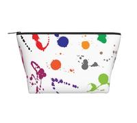 Abstract Paint Splashes Printed, Toiletry Pouch Makeup Bag Cosmetic Bag Portable Travel Toiletry Bag