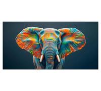 Abstract Painting by Numbers for Adults Elephant Paint by Number Kits for Children Sip and Paint Kit for Adults DIY Painted Mini Paintings by Numbers Kids Acrylic Pigment 14x28in Without Frame u-207