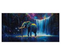 Abstract Painting by Numbers for Adults Elephant Paint by Number Kits for Children Sip and Paint Kit for Adults DIY Painted Mini Paintings by Numbers Kids Acrylic Pigment 14x28in Without Frame u-231