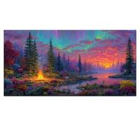 Abstract Painting by Numbers for Adults Landscape Paint by Number Kits for Children Sip and Paint Kit for Adults DIY Painted Mini Paintings by Numbers Kids Acrylic Pigment 14x28in Without Frame u-423