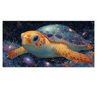 Abstract Painting by Numbers for Adults Sea Turtles Paint by Number Kits for Children Sip and Paint Kit for Adults DIY Painted Paintings by Numbers Kids Acrylic Pigment 14x28in Without Frame u-519