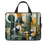 Abstract Painting of Lines Laptop Sleeve Ultra-Thin, Waterproof Laptop Bags, Portable Protective Computer Bag with Hand Strap, Style, 17inch