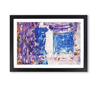 Abstract Painting Vol.52 by S.Johnson Framed Print | A2 Black Framed Wall Art | Ready to Hang | Abstract Historical Picture | Living Room Bedroom Lounge Office
