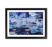 Abstract Painting Vol.6 by S.Johnson Framed Print | A2 Black Framed Wall Art | Ready to Hang | Abstract Historical Picture | Living Room Bedroom Lounge Office
