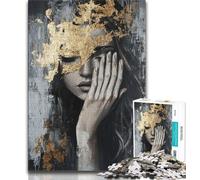 Abstract Painting Woman Jigsaw Puzzles for Teenagers 1000 Piece,Learning Educational Toys Family Games Birthday Present,Gifts (50x75cm)