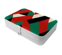 Abstract Pattern-244 Travel Jewelry Box - Your Portable Treasure Chest for Rings,Earrings,Necklaces.Great Gift for Women Who Love to Travel - Large Organizer Case - 1 Pack