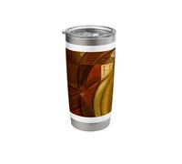 Abstract Pattern Contemporary Style Cubist Fine Art Stainless Steel Insulated Tumbler