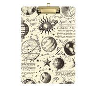 Abstract Pattern on Theme Horoscopes Nursing Medical clipboard Transparent for Nurses Home Contractor Size 9 x 12