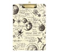 Abstract Pattern on Theme Horoscopes Office Landscape clipboard Hard Board for Student Girls Kids Teacher clipboard Size 9 x 12
