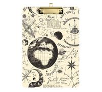 Abstract Pattern Themed Horoscopes Storage Box Single Waterproof For Clip Board Teacher Size 9x12