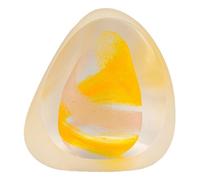 Abstract Pebble Gold Paperweight