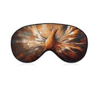 Abstract Phoenix Sleep Mask for Women Men, Soft Eye Mask with Adjustable Strap for Sleeping, Light Blocking Travel Blindfold for Nap Comfortable Eye Cover for Home Office