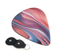 Abstract pink marble Printed Guitar pick Guitar Plectrums for Acoustic Guitar Electric Guitar Bass Guitar - Guitar Accessories - 6 Pack 0.96mm