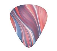 Abstract pink marble Printed Guitar Picks Personalized Guitar Plectrums 12 Pcs For Acoustic Guitar Electric Guitar And Bass Bulk Guitar Pick One Size