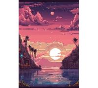abstract Pixel AI Diamond Art Kits Adults/Kids Square Full Drill Crystal Art Diamond Dots Paintings for Beginners, 5D Paint with Dimond Pictures Gem Art Painting Kits Adult DIY Art Crafts 24x32 inch
