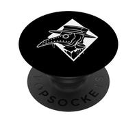 Abstract Plague Doctor Steampunk Gothic Fiction Cosplay PopSockets Adhesive PopGrip