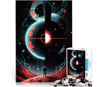 Abstract planet in space1000 Piece Jigsaw Puzzles for teenagers Challenging Difficult Parent-child interaction 38x26cm