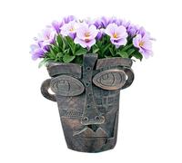 Abstract Plant Flower Pot | Resin Planter Abstract Head Succulent Pots,Colorful Interesting Vase Home Art Indoor Outdoor Fun Decoration for Balcony Living Room