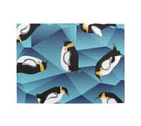 Abstract Polygon Penguin Adults 500 Pieces Puzzles-Jigsaw Wooden Puzzle for Adults Elderly
