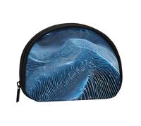 Abstract Polygonal Space Print Coin Purse Mini Wallet for Women Girls Personality Small Coin Pouch Shell Storage Bag Clutch Wallets, One Size, Casual