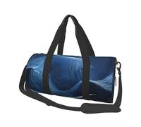 (Abstract Polygonal Space) Print Round Large Travel Bag - Multi-Compartment Organizer Lightweight for Trips & Sports