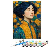 Abstract Portraits Paint by Numbers for Children, 24x32 inch Large Paint by Numbers for Adults, DIY Oil Paintings Crafts for Women Gifts With Brushes and Acrylic Pigment Home Wall Decor BJHWK255